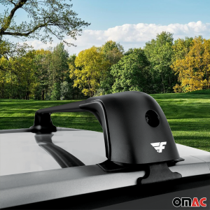 Mini Cooper Countryman Roof Racks - Omac - 8080B Kit LX2 - Black - '17-'24